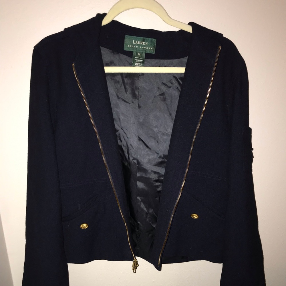 Ralph Lauren Navy Hooded Jacket
